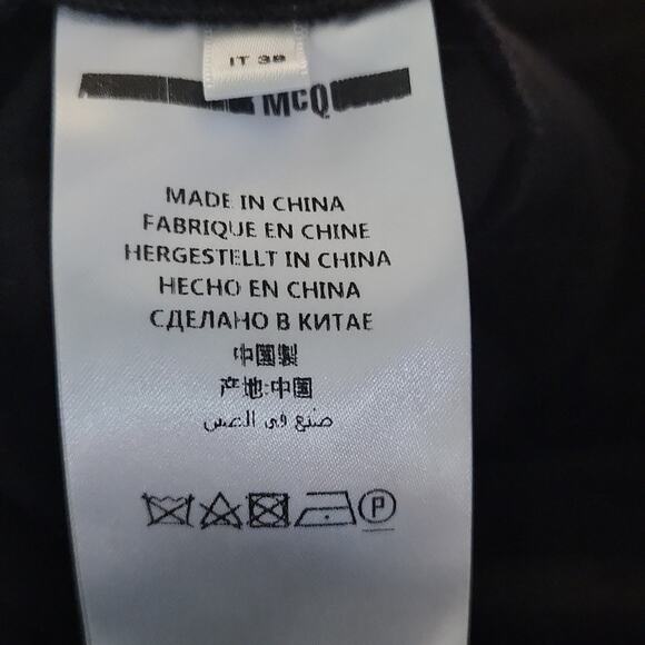 McQ Dress Size Small McQ By Alexander McQueen Black Ruffled Dress IT 38 / US S - Picture 11 of 14